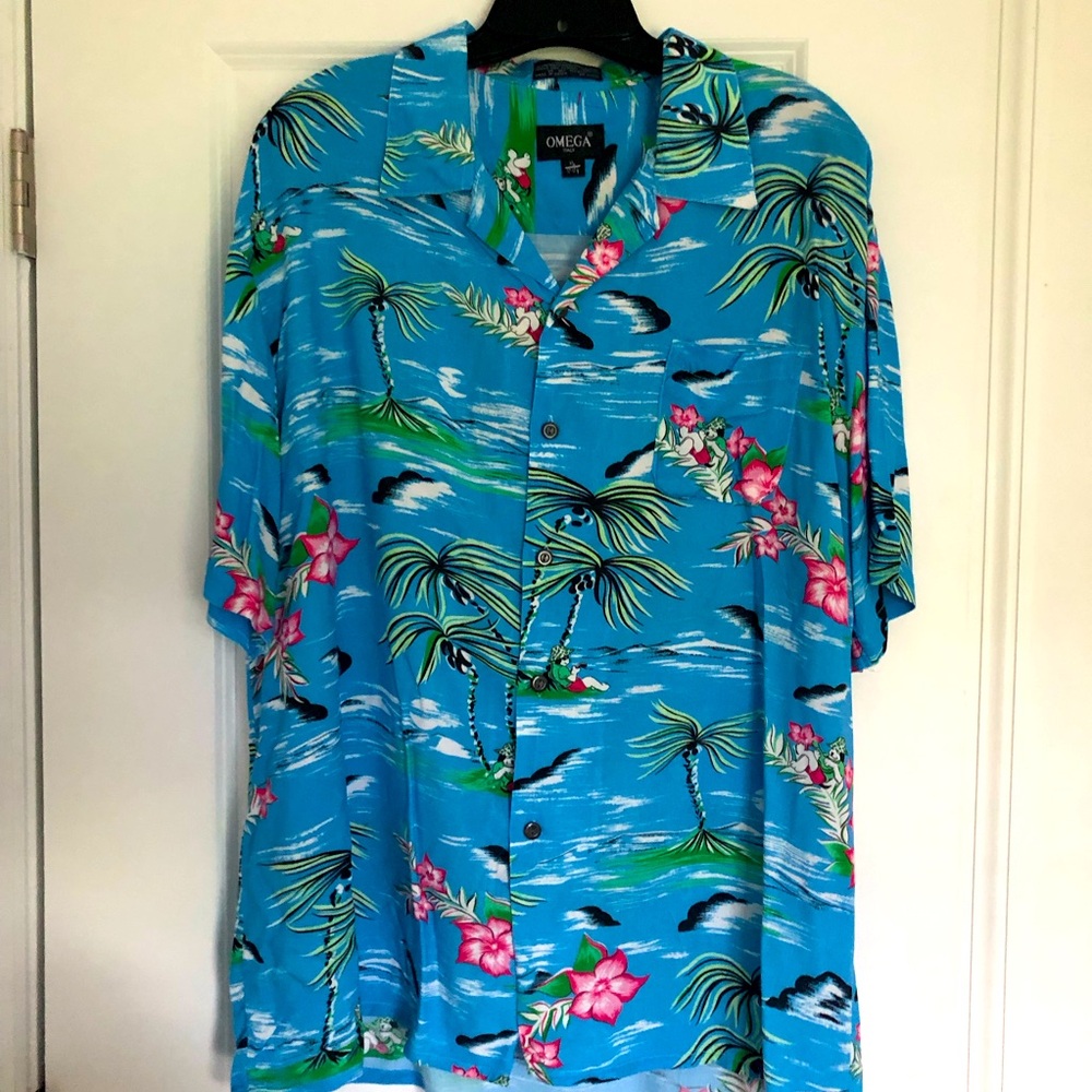 Omega Hawaiian Dog Shirt